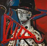Christo Coetzee, Self Portrait with Hat