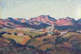 A View of Windhoek by Jacobus Hendrik Pierneef, oil on board, sold Sep 2022