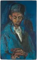 Albert Adams, Portrait of a Boy, oil on board
