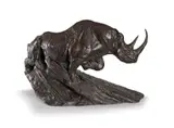 Dylan Lewis, Charging Black Rhinoceros Maquette II (S136)