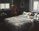 John Meyer, Distant Lives, acrylic on canvas