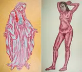 Conrad Botes, Terrorist and Anarchist, diptych, acrylic on canvas