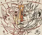 Alexis Preller, Abstract Face