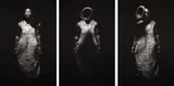 Mohau Modisakeng, Qhatha, triptych, 2011, inkjet print on watercolour paper