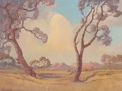 Jacobus Hendrik Pierneef, Soutpansberg, oil on board