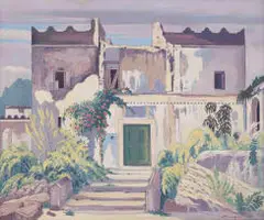 Jacobus Hendrik Pierneef, Mbweni, Zanzibar, oil on canvas