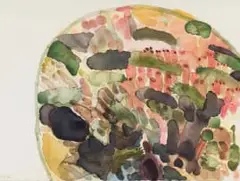 Alan Crump, Untitled 4, Artifact Series, 2001, watercolour on paper