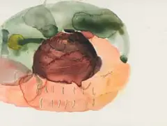 Alan Crump, Untitled 5, Artifact Series, 2001, watercolour on paper