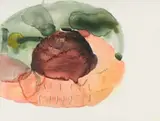 Alan Crump, Untitled 5, Artifact Series, 2001, watercolour on paper