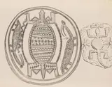 Animal Motifs, sketch by Alexis Preller, pencil on paper, sold Jun 2022