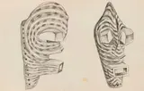 Basonge Mask, Congo, sketches by Alexis Preller, pencil on paper, sold Jun 2022
