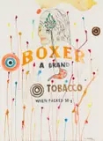Wayne Barker, Boxer, watercolour, pencil and charcoal on paper