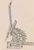Bambara Headdress, Sudan, sketch by Alexis Preller, pencil on paper, sold Jun 2022