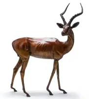Danie de Jager, Impala Ram, bronze with a brown patina