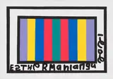 Esther Mahlangu, Composition with Stripes