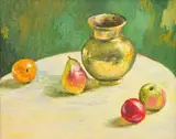 Walter Meyer, Still Life with Urn and Fruit