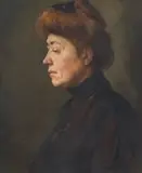 Ruth Prowse, Portrait of a Woman, oil on canvas laid down on board