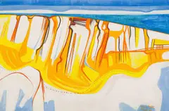 Anna Vorster, Namib, acrylic on canvas laid down on board