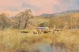 Christopher Tugwell, Cattle Grazing near Water