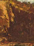 The Krans by Adriaan Boshoff, oil on canvas laid down on board, offered Jun 2022