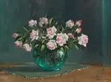 Otto Klar, Roses in a Glass Bowl