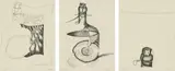 Cecily Sash, Old Welsh Bottle series, three, etching