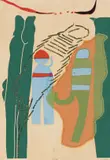 Goodbye, Goodbye by Walter Battiss, colour screenprint, sold Jun 2022