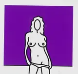 Richard Scott, My Purple Louise, screenprint on paper