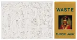 Waste; Orgy, two by Walter Battiss, Waste: screenprint: Orgy: digital print, sold Jun 2022