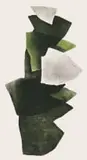 Wendy Vincent, Abstract Composition with Black and Green
