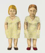 Rivals by Claudette Schreuders, lithograph on paper, sold Jun 2022