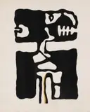 Wopko Jensma, Abstract Composition, screenprint on paper