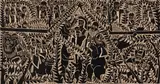 Azaria Mbatha, African Nativity, linocut on paper