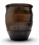 Digby Hoets, Large Tenmoku Glaze Pot