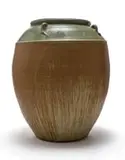 Digby Hoets, Large Pot with Grey-Green Glaze I