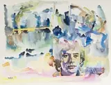 Walter Battiss, Gary: I get a Kick out of You, watercolour on paper