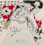 Bekezela Mabena, God has a Dream, screenprint and watercolour on paper