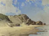 Walter Gilbert Wiles, Figures on a Beach
