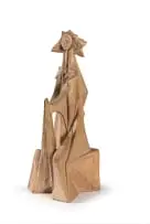 Zoltan Borbereki, Pondo Woman, patinated plaster