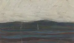 Herman Van Nazareth, Landscape, oil on board