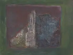 Herman Van Nazareth, Cathedral, mixed media on board