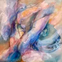 Patricia Pierce-Atkinson, Abstract I, oil on canvas