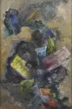 Cecil Higgs, Bus Ticket, oil on canvas