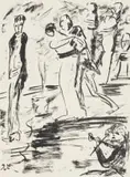 Irma Stern, From the Visions Portfolio (The Ball), stone lithograph on paper