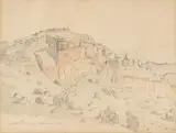 Golden Gate, OVS by Jacobus Hendrik Pierneef, watercolour and pencil on paper, sold Apr 2022