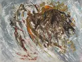 Cecil Higgs, Kelp, oil on canvas