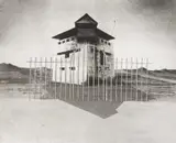 Pippa Skotnes, Untitled (Building), etching
