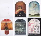 Judith Mason, Monkey Shrine, portfolio, six, colour photolithographic prints and mixed media on paper