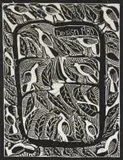 Design 1980 by John Muafangejo, linocut on paper, sold Apr 2022