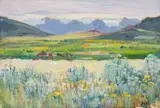 Hugo Naude, Landscape with Grazing Cattle